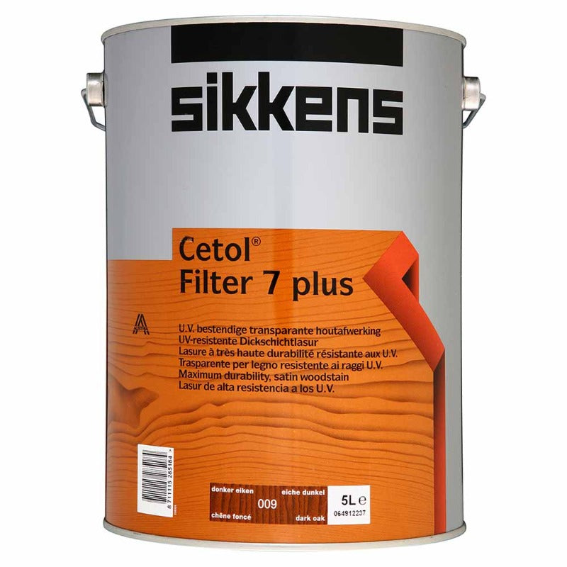 Sikkens Cetol Filter 7 Plus Dark Oak 009 1L 2.5L 5L Paint Online