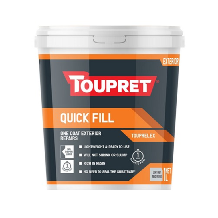 Toupret Exterior Quick Fill Filler 1L Paint Online
