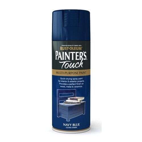 RustOleum Navy Blue Gloss Spray Paint Paint Online