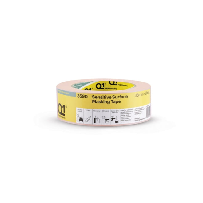 Q1 Sensitive 1.5 Inch Masking Tape 38mm x 50m