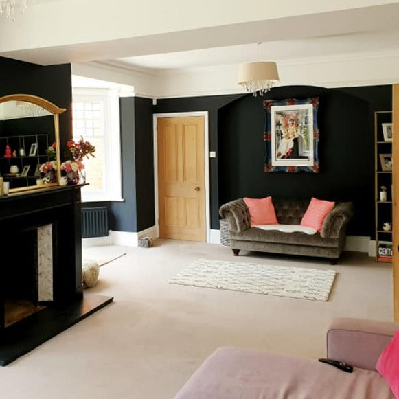 Black Blue No. 95 - Farrow & Ball Living Room Paint Colour
