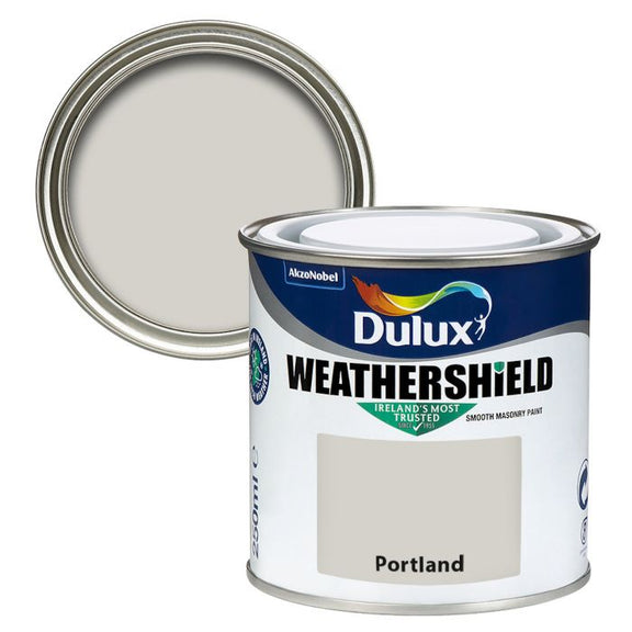 Portland Colour Portland Dulux Weathershield Masonry Paint | 250ml, 5L, 10L – Paint Online