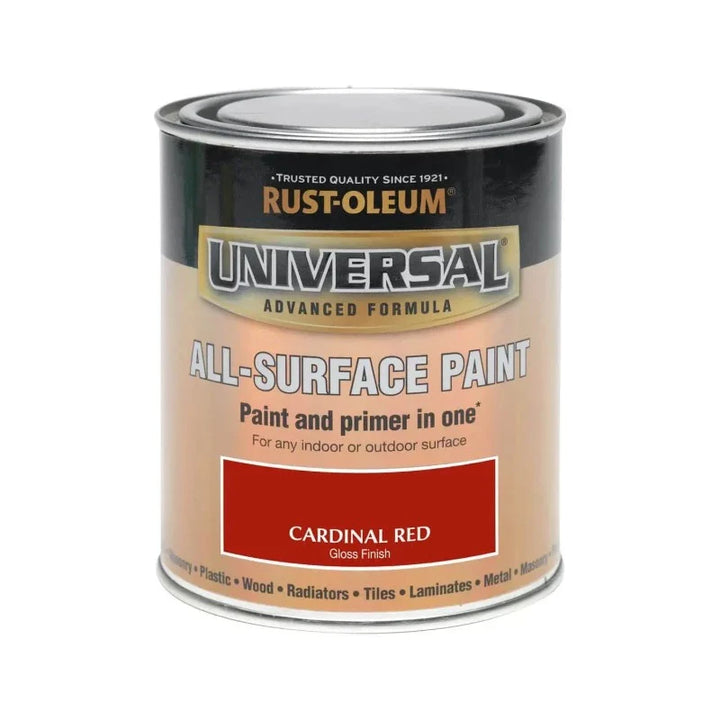 Rust-Oleum Universal All Surface Gloss Paint & Primer - Cardinal Red