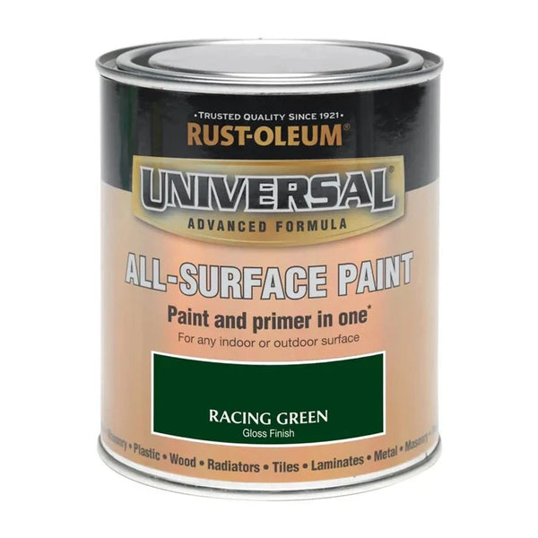 Rust-Oleum Universal All Surface Gloss Paint & Primer - Racing Green - 250ml