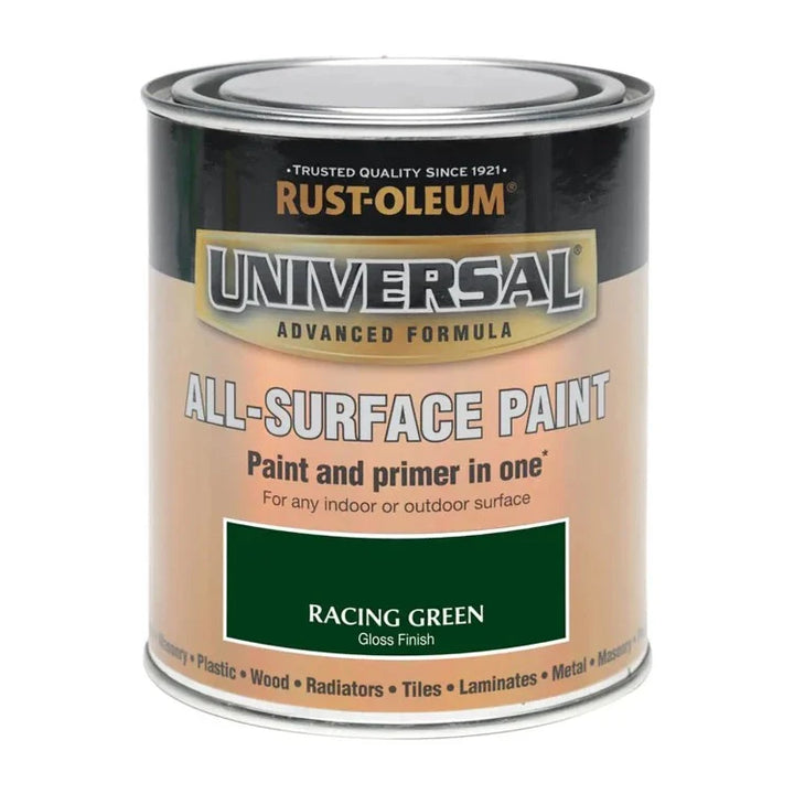 Rust-Oleum Universal All Surface Gloss Paint & Primer - Racing Green - 250ml