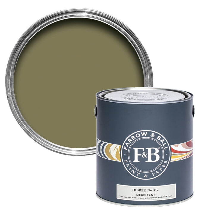 Dibber No. 312 - Farrow & Ball Dead Flat 2.5 Litres