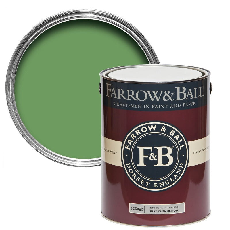 5L Estate Emulsion Raw Tomatillo CB6 - Farrow & Ball Paint Colour