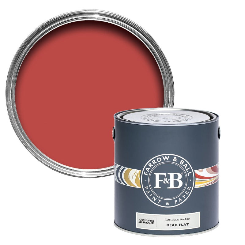 2.5L Dead Flat Romesco CB4 - Farrow & Ball Paint Colour