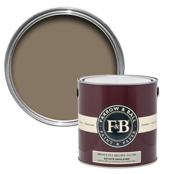 2.5 Litre Broccoli Brown Farrow & Ball Estate Emulsion