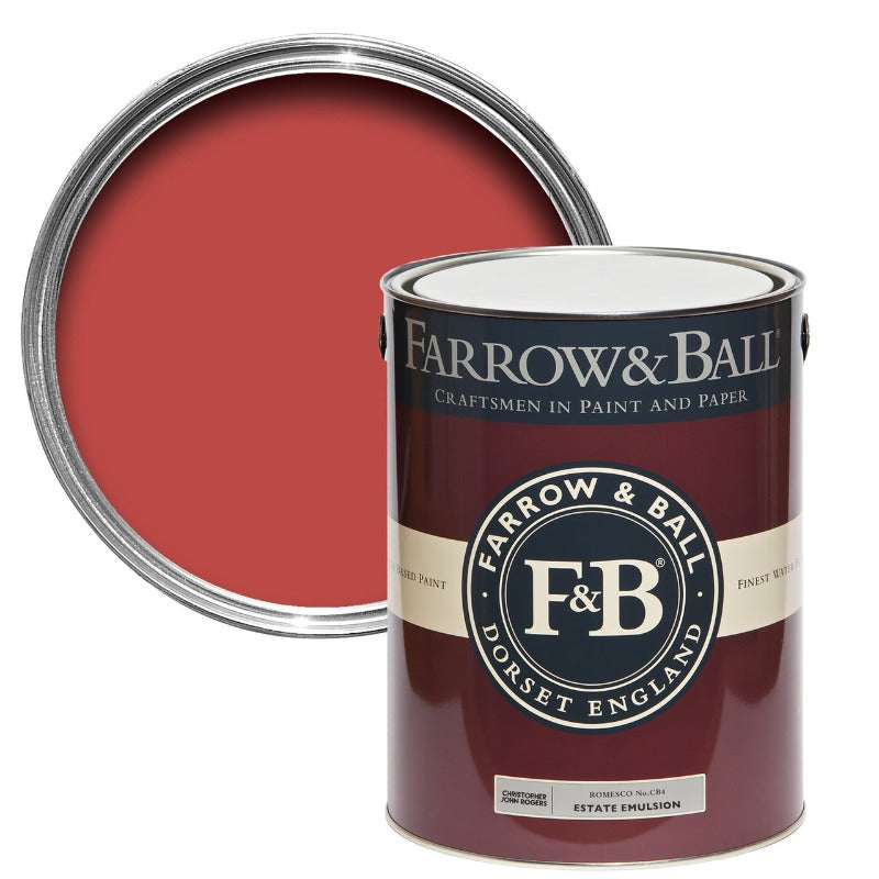 5L Estate Emulsion Romesco CB4 - Farrow & Ball Paint Colour