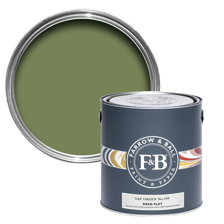 2.5L Farrow & Ball Dead Flat Sap Green  No. 199