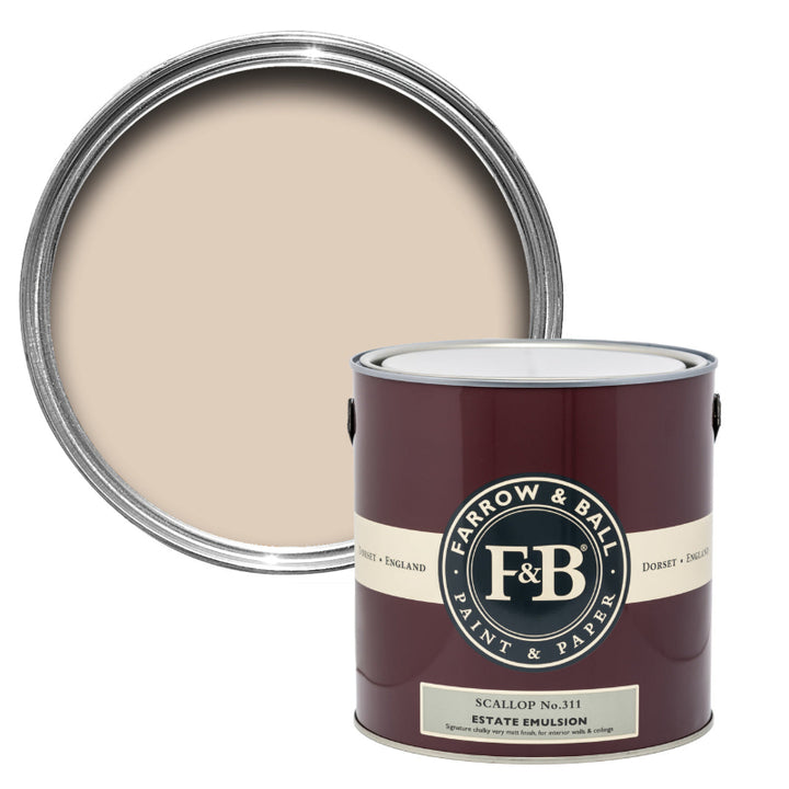 2.5 Litre Estate Emulsion Scallop No. 311 Farrow & Ball 