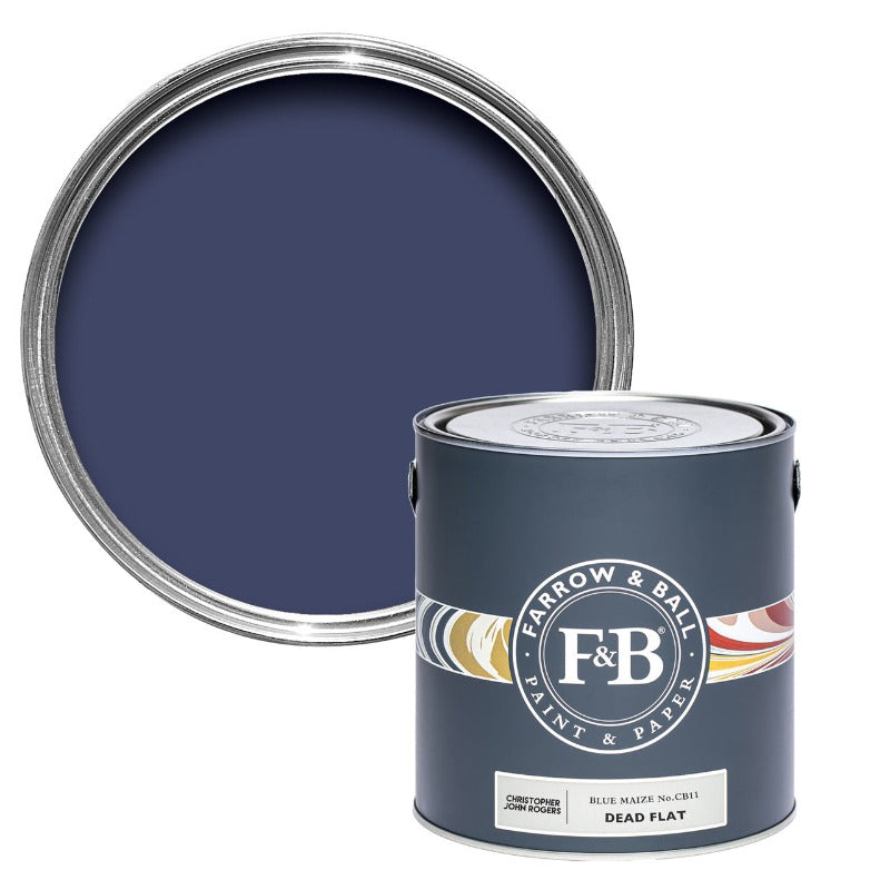 2.5L Dead Flat Blue Maize CB11 - Farrow & Ball Paint Colour