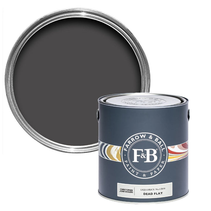 2.5L Dead Flat Liquorice CB10 Farrow and Ball
