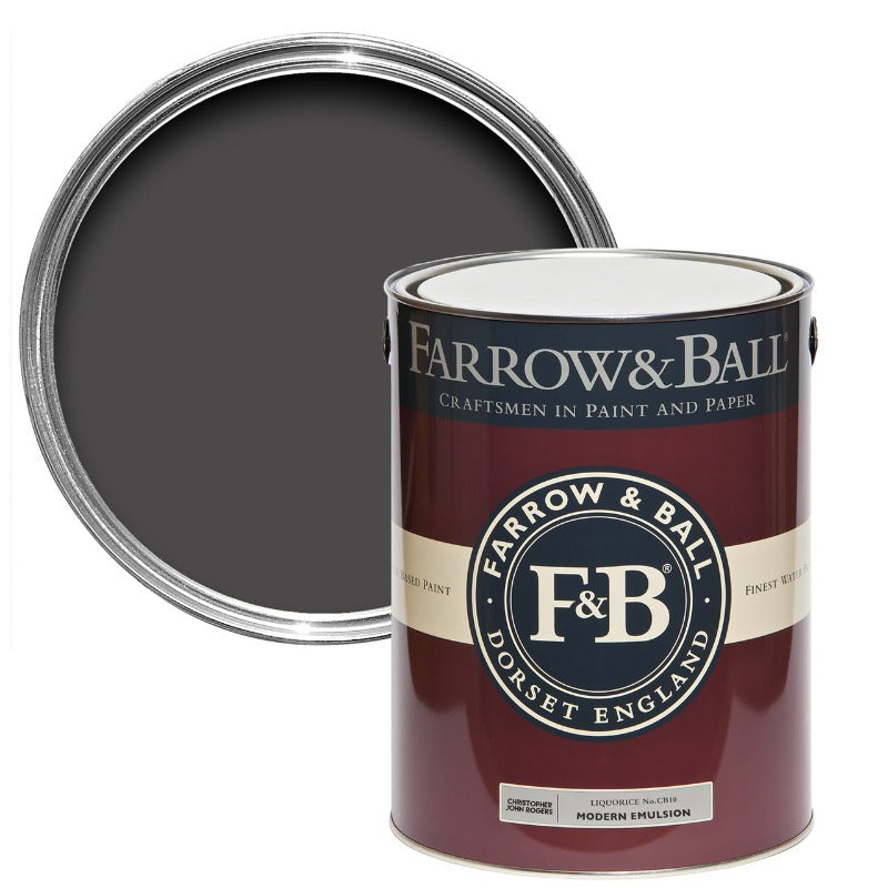 5L Modern Emulsion Liquorice CB10 Farrow and Ball