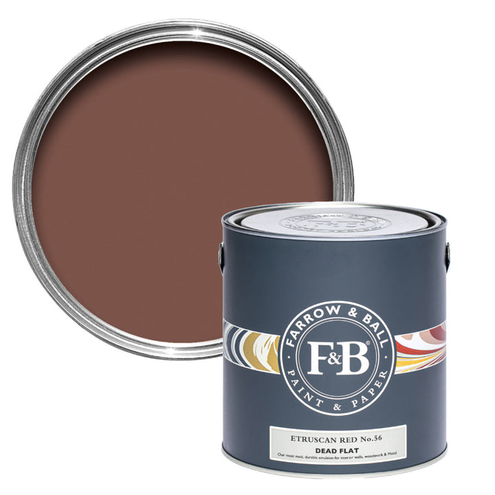 Etruscan Red No. 56 - Farrow & Ball Dead Flat