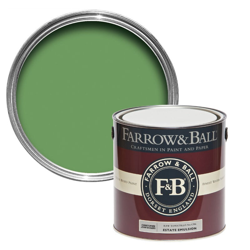 2.5L Estate Emulsion Raw Tomatillo CB6 - Farrow & Ball Paint Colour