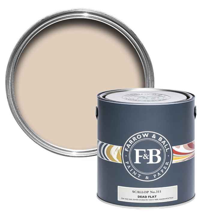 2.5 Litre Dead Flat Scallop No. 311 Farrow & Ball 