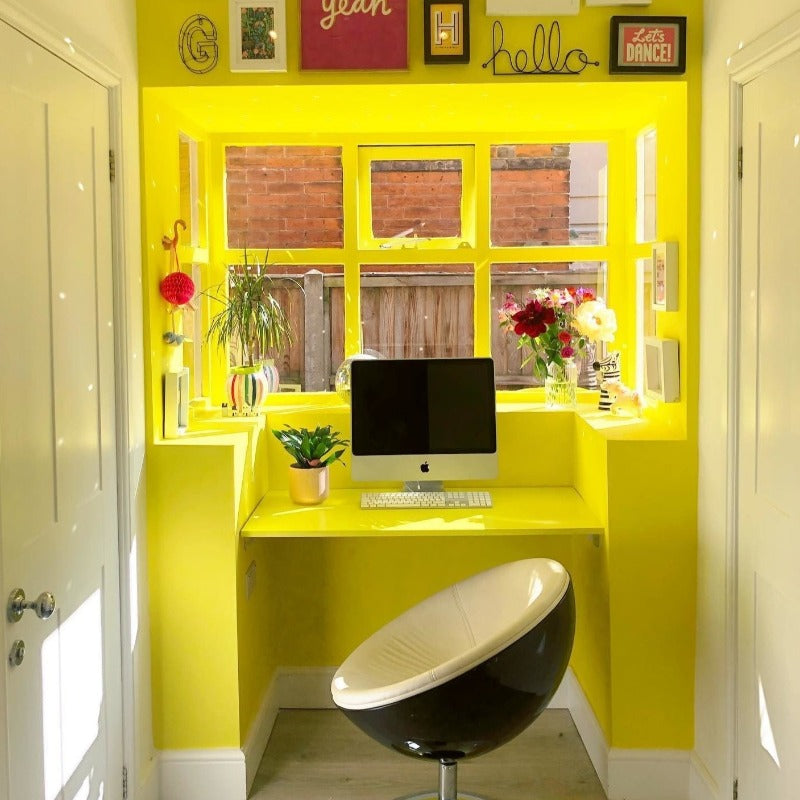 Yellowcake No. 279 Farrow & Ball Yellow Office Paint Colour