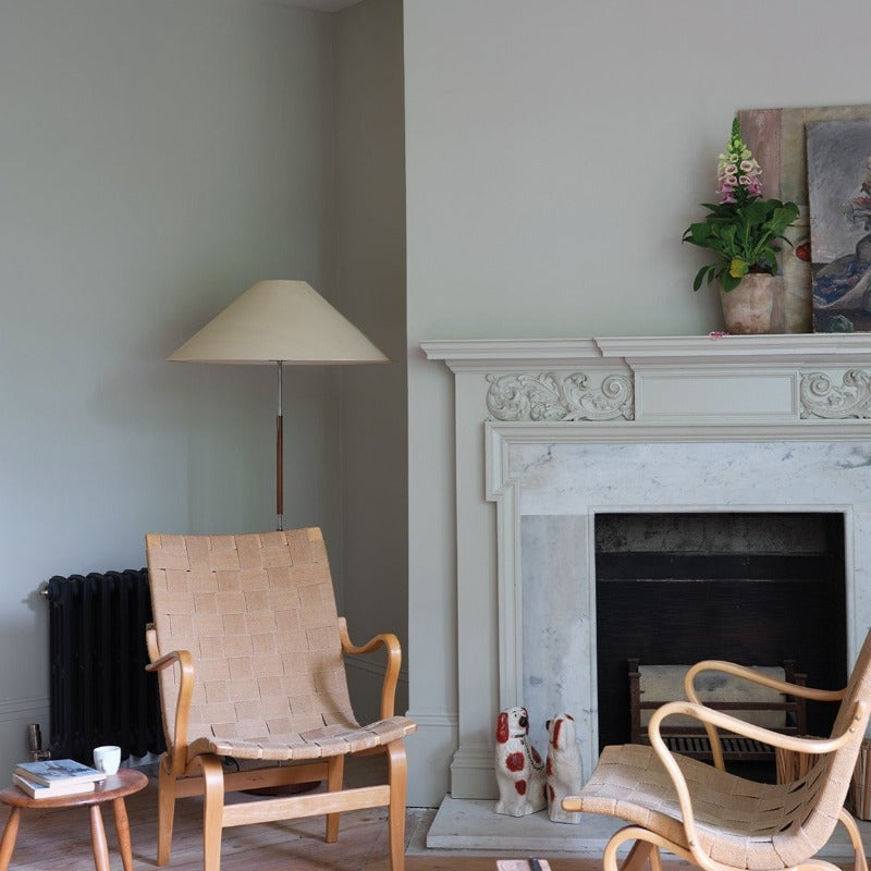 Ash Grey Farrow & Ball living room paint colour from Paint Online