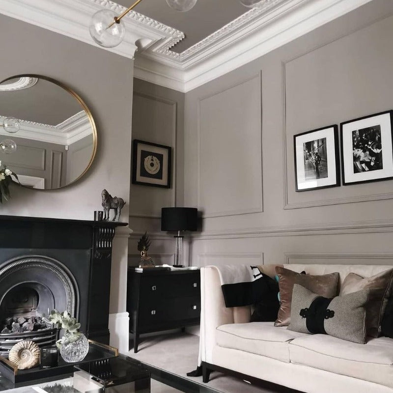 French Grey Dark No. 163 Living Room Paint Colour Little Greene