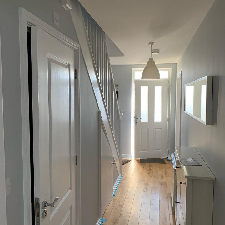 Little Greene Gauze Mid Hallway Paint Colour