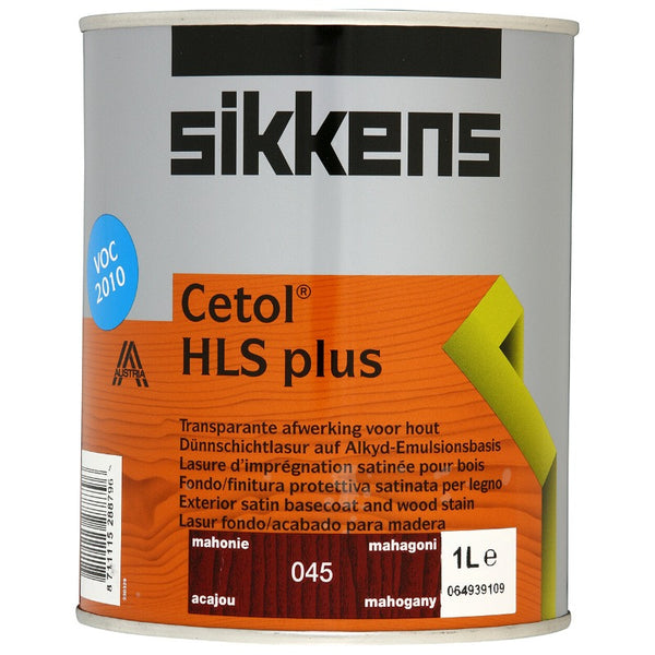 1 Litre Sikkens Cetol HLS Plus Mahogany 045