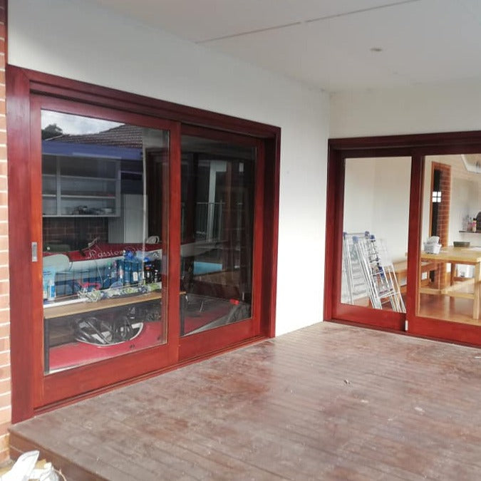 Mahogany Windows and Doors Wood Stain Sikkens HLS Plus Mahogany