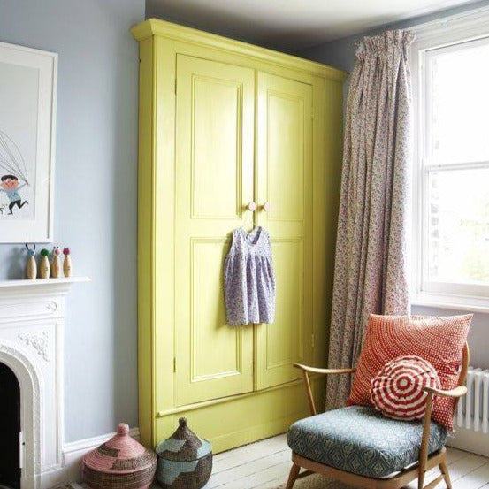Yellowcake No. 279 Farrow & Ball Yellow Wardrobe Paint Colour