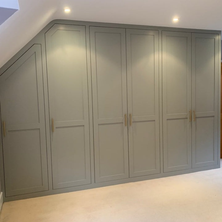 Pearl Colour Dark 169 Little Greene wardrobe paint colour.