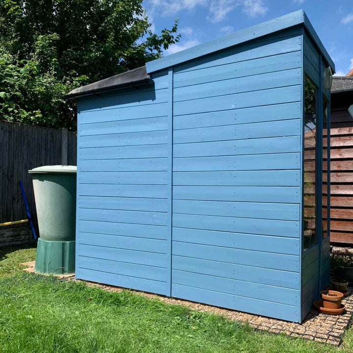 Forget Me Not Cuprinol Garden Shades blue shed paint