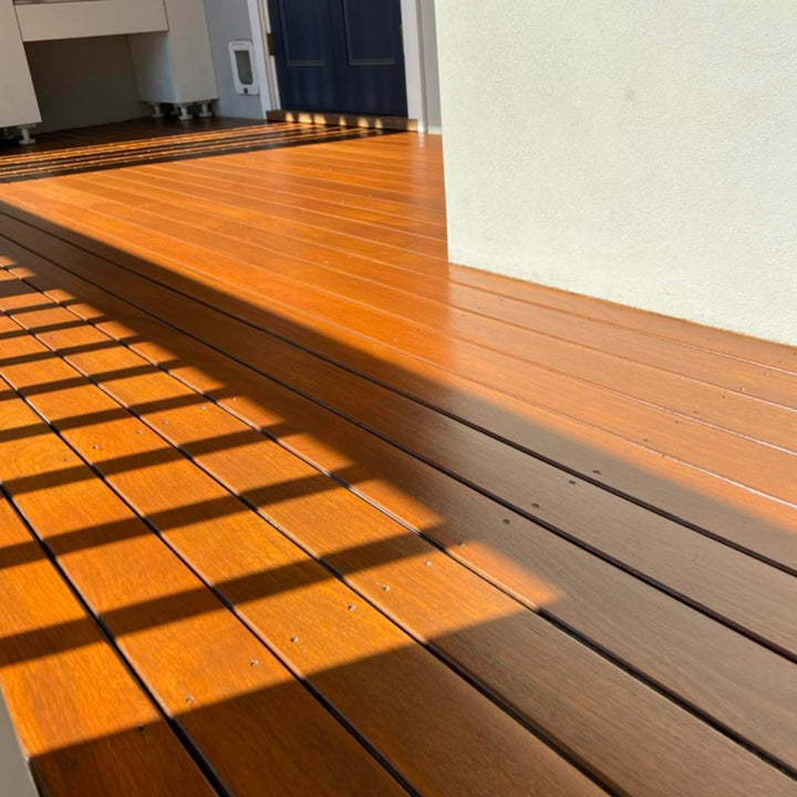 Dark Oak Decking Wood Stain Sikkens HLS Plus Dark Oak
