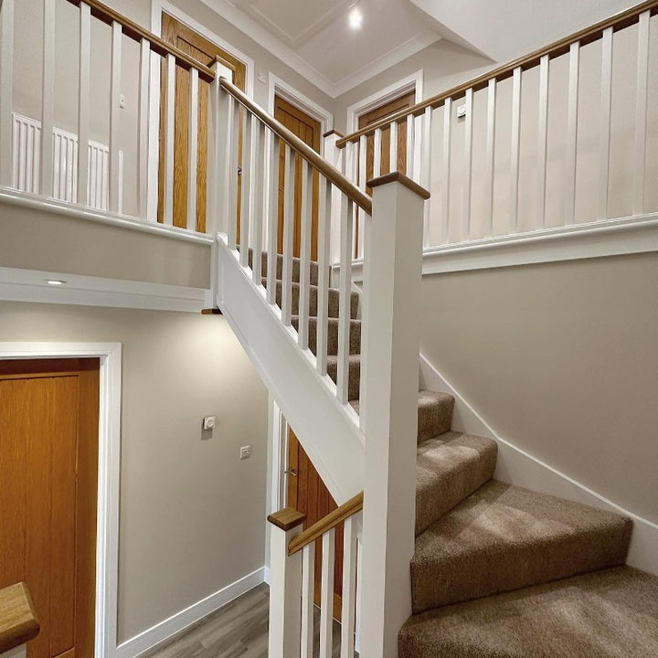 Rolling Fog Light 271 Little Greene hallway paint colour