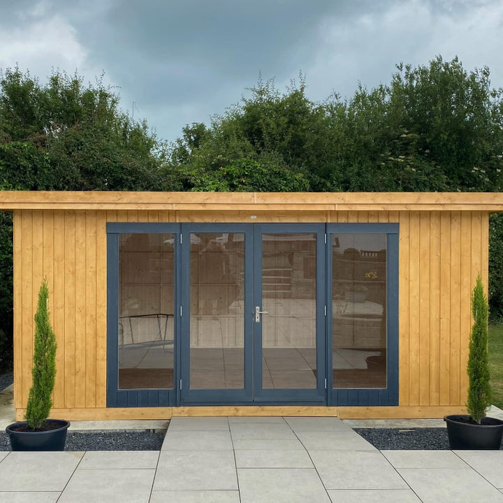 Grey PVC Window and Door Paint Sadolin Superdec Anthracite Grey Satin Wood Paint