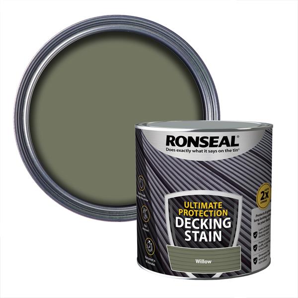 2.5 Litre Willow Ronseal Ultimate Protection Decking Paint