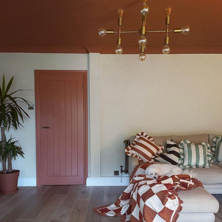 Book Room Red No.50 Farrow & Ball Ceiling Paint Colour