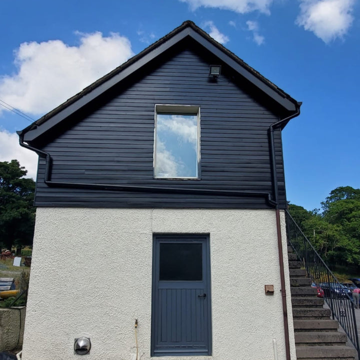 Black Cladding Paint Sadolin Superdec Black Satin Wood Paint