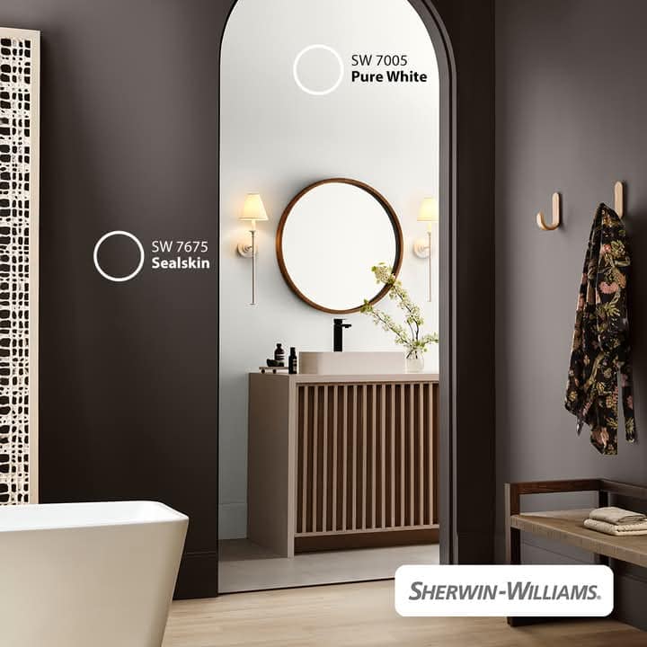 Sealskin SW 7675 - Sherwin Williams Bathroom Paint Colour