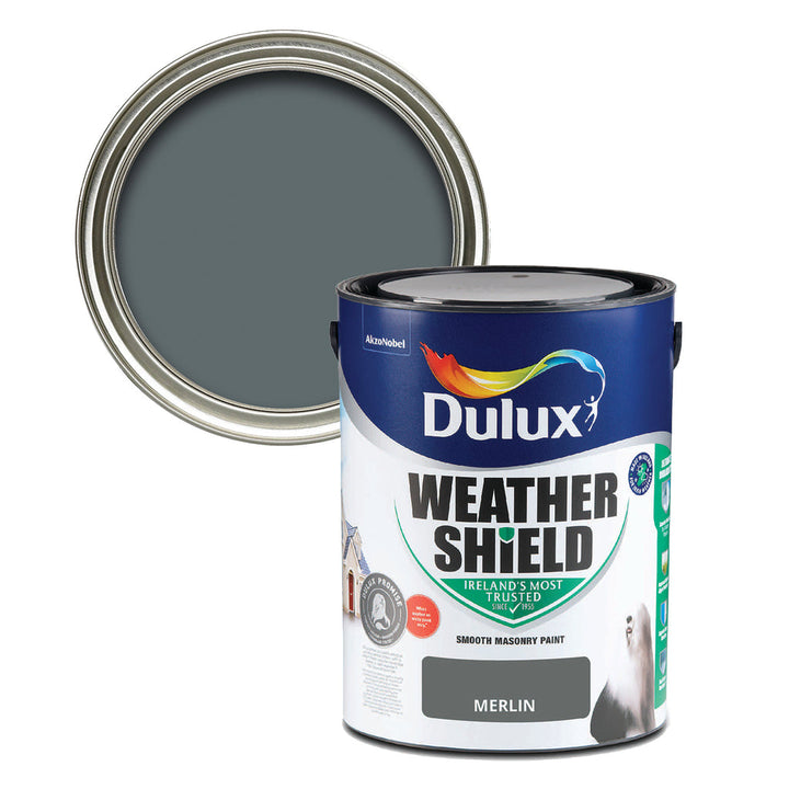 Merlin Dulux Weathershield Masonry Paint | 250ml, 2.5L, 5L, 10L – Paint ...