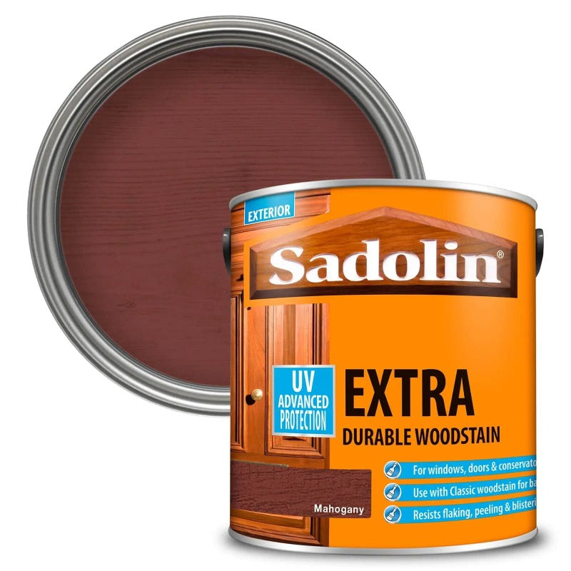 2.5L Sadolin Extra Durable Woodstain Mahogany