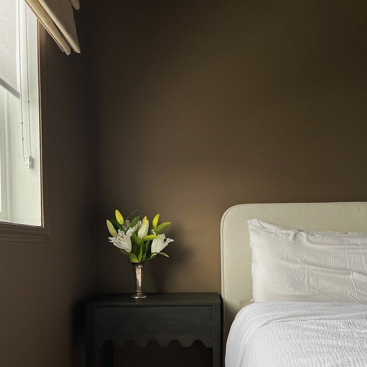 Broccoli Brown Farrow & Ball Bedroom Paint Colour
