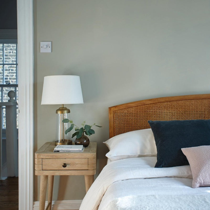 Ash Grey Farrow & Ball bedroom paint colour from Paint Online