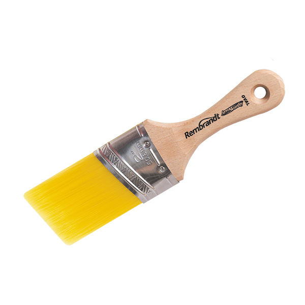 Arroworthy Rembrandt Semi Oval 2" Angle Cutting In Paint Brush