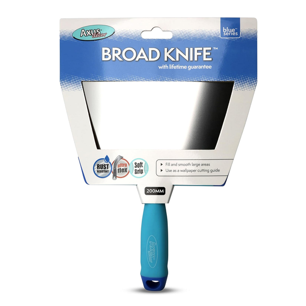 Axus Decor Stainless Steel Broad Knife 200mm 8 Inch