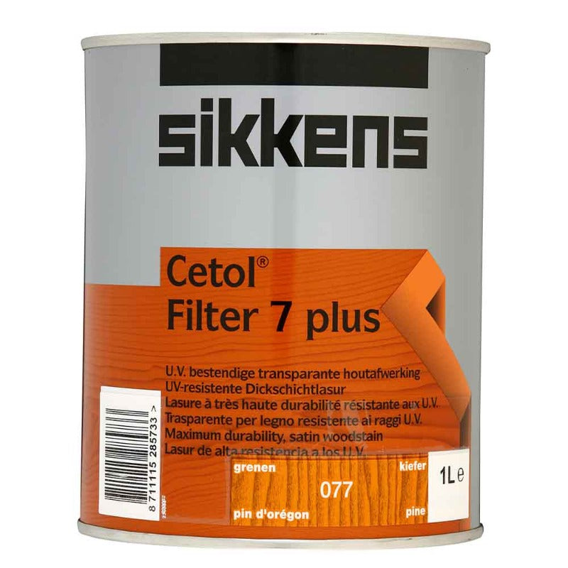 1 Litre Sikkens Cetol Filter 7 Plus Pine 077