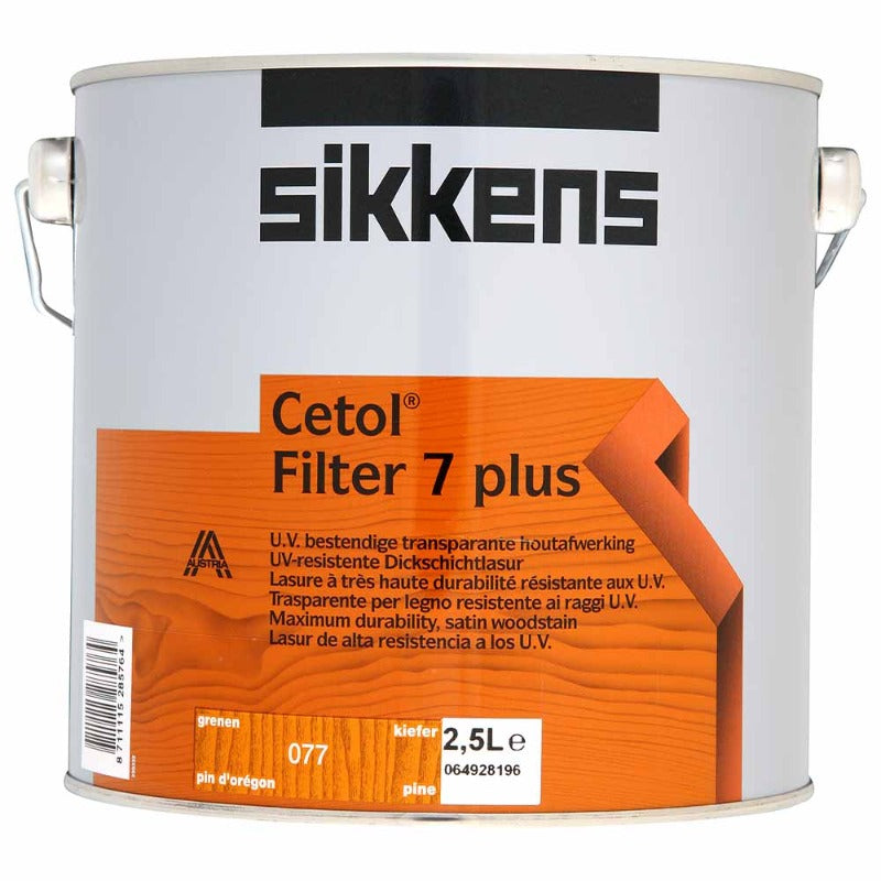 2.5 Litre Sikkens Cetol Filter 7 Plus Pine 077