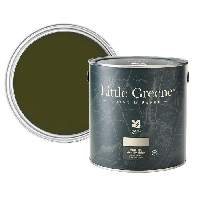 Olive Colour Little Greene Paint Absolute Matt 2.5L