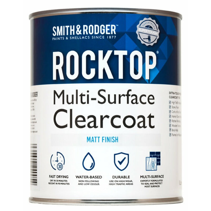 Rocktop Multi Surface Clearcoat - Matt Finish