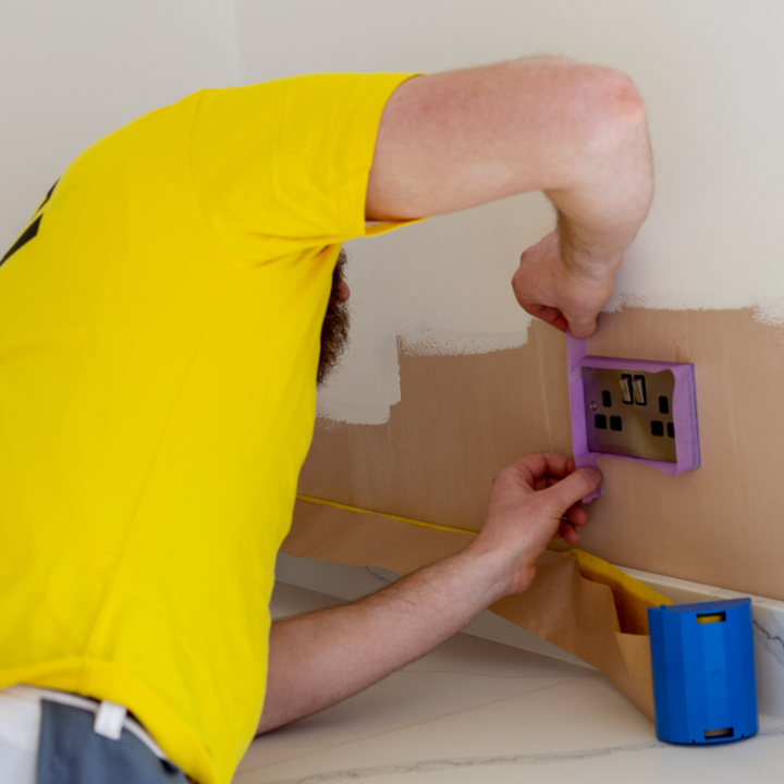 Q1 Delicate Surface 1 Inch Painters Tape Masking Tape 25mm x 50m