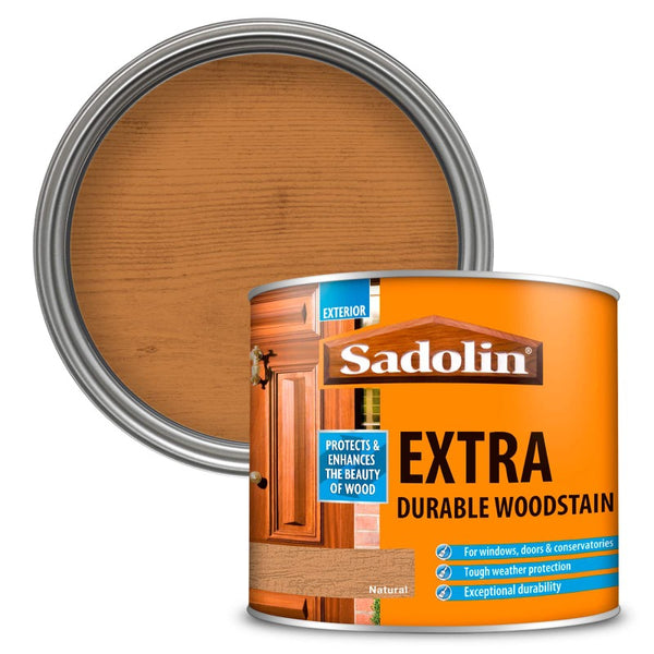 500ml Sadolin Extra Durable Woodstain Natural